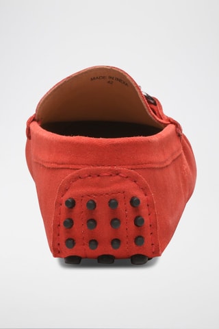 Mocassins en nubuck Felix - Rouge