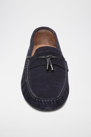 Mocassins en nubuck Finn - Bleu