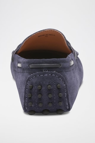 Mocassins en nubuck Finn - Bleu