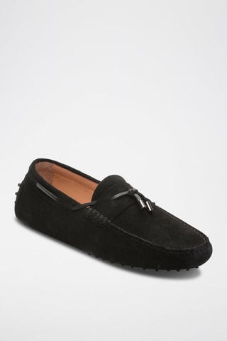 Mocassins en nubuck Finn - Noir