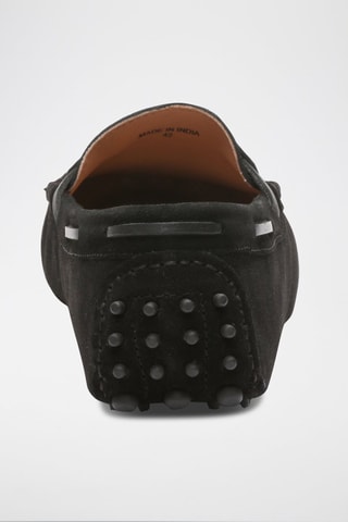 Mocassins en nubuck Finn - Noir