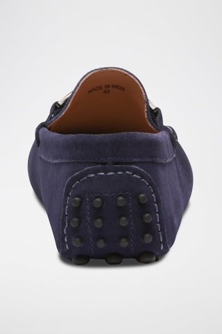Mocassins en nubuck Kurt - Bleu