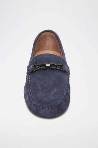 Mocassins en nubuck Kurt - Bleu