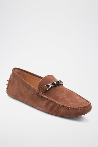 Mocassins en nubuck Kurt - Marron
