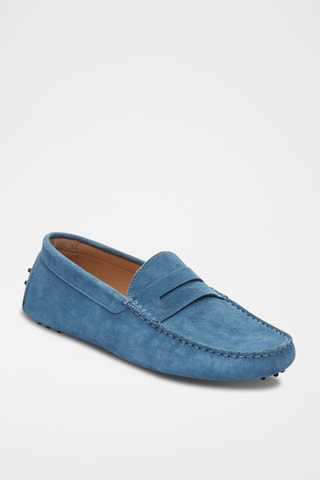 Mocassins en nubuck Wales - Bleu