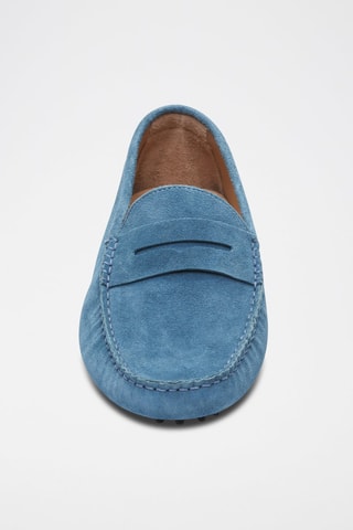 Mocassins en nubuck Wales - Bleu