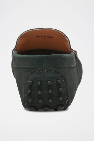 Mocassins en nubuck Cambridge - Vert