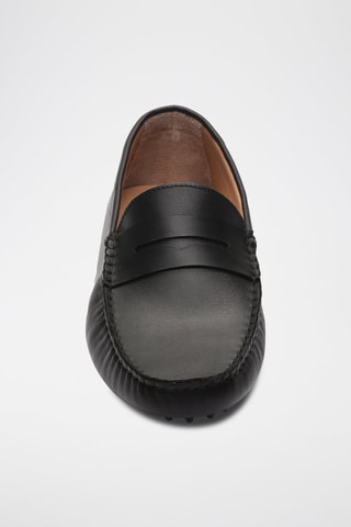 Mocassins en cuir nappa Cole - Noir