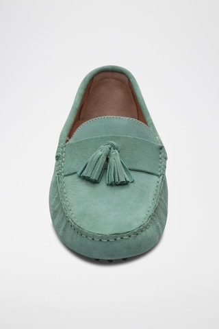 Mocassins en nubuck Earl - Vert