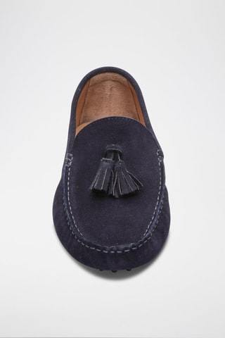 Mocassins en nubuck Ethan - Bleu