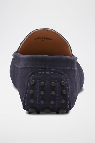 Mocassins en nubuck Ethan - Bleu