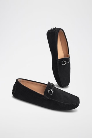 Mocassins en nubuck Felix - Noir