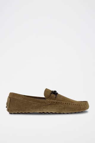 Mocassins en nubuck - Marron