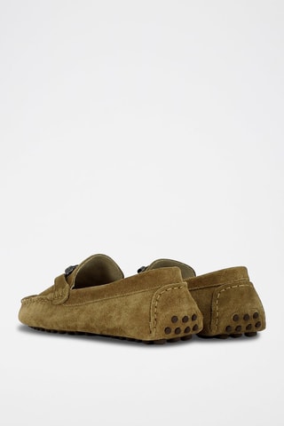 Mocassins en nubuck - Marron