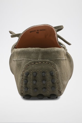 Mocassins en nubuck Duke - Vert