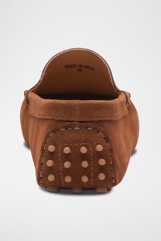 Mocassins en nubuck Cambridge - Marron