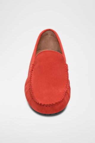 Mocassins en nubuck Cambridge - Rouge