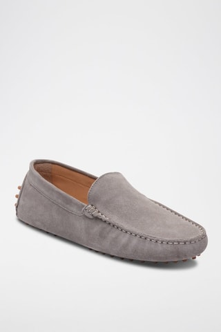 Mocassins en nubuck Cambridge - Gris