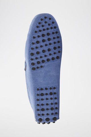Mocassins en nubuck Cambridge - Bleu