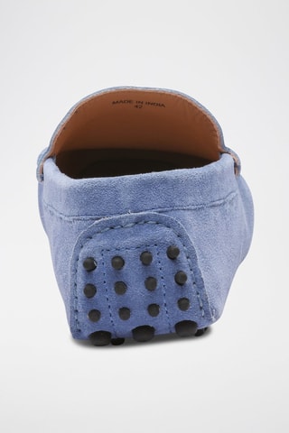 Mocassins en nubuck Cambridge - Bleu