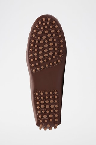 Mocassins en cuir nappa Thandie - Marron