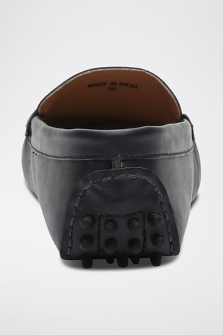 Mocassins en cuir nappa Thandie - Bleu