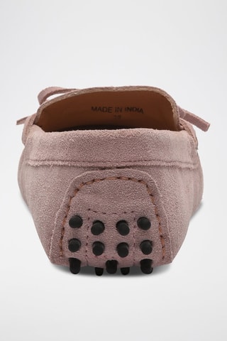 Mocassins en nubuck Newton - Rose