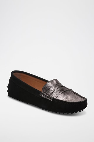 Mocassins en cuir Thandie - Noir