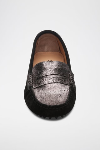 Mocassins en cuir Thandie - Noir