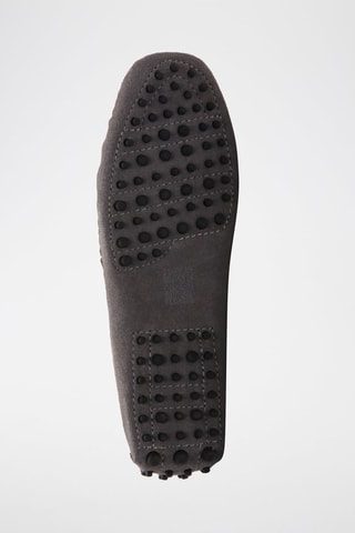 Mocassins en croûte de cuir Drake - Violet