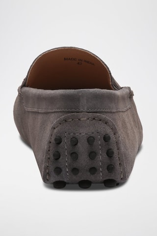 Mocassins en croûte de cuir Drake - Violet