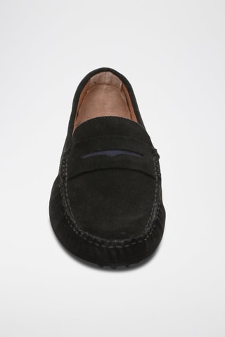 Mocassins en nubuck Cliff - Noir