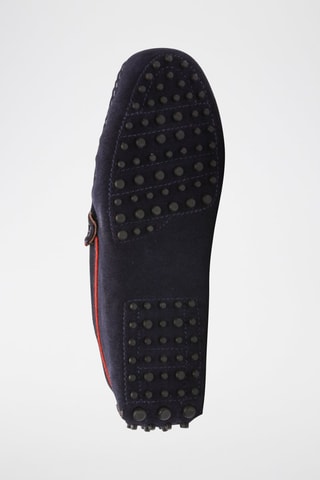 Mocassins en nubuck Lodrick - Bleu