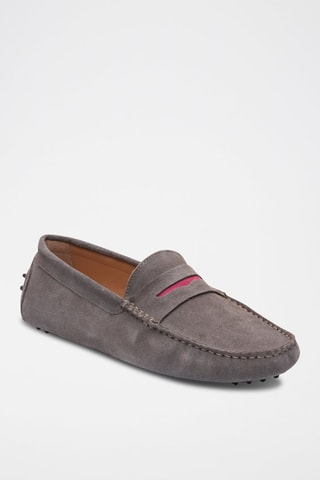 Mocassins en nubuck Cliff - Gris