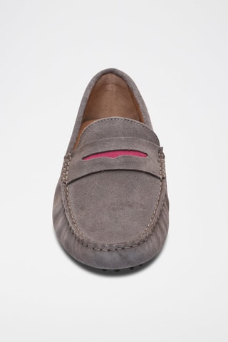 Mocassins en nubuck Cliff - Gris