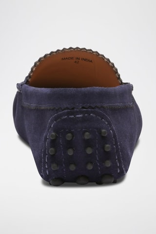 Mocassins en nubuck Lew - Bleu