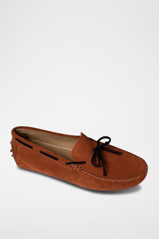 Mocassins en nubuck Cornwall - Marron