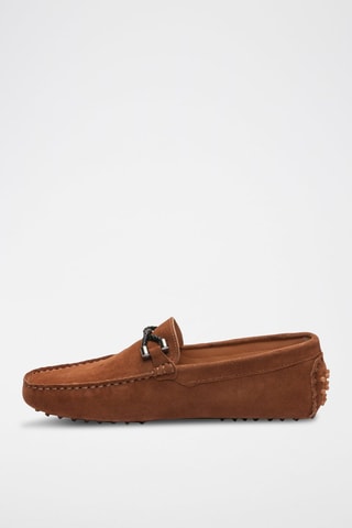 Mocassins en nubuck Phillip - Marron