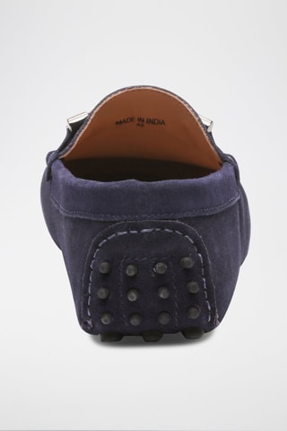 Mocassins en nubuck Philip - Bleu