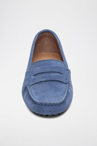 Mocassins en nubuck Thandie - Bleu