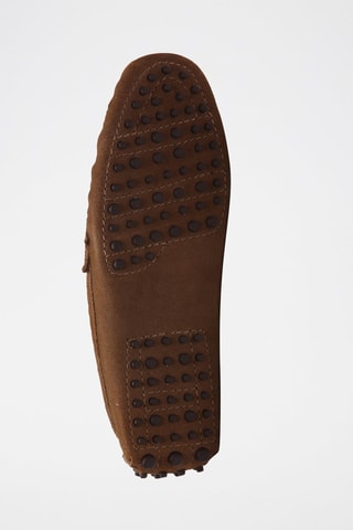 Mocassins en nubuck Cambridge - Marron