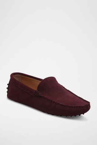 Mocassins en nubuck - Violet