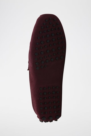 Mocassins en nubuck - Violet