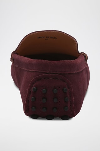 Mocassins en nubuck - Violet
