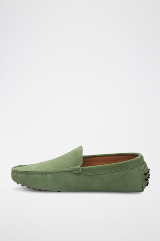 Mocassins en nubuck Cambridge - Vert