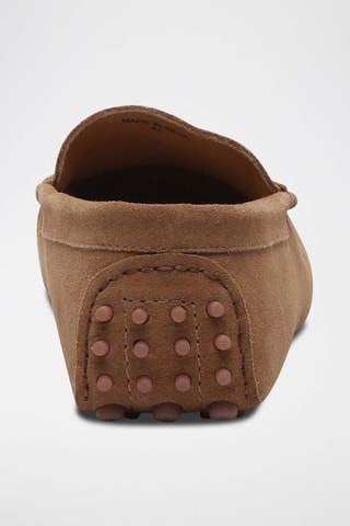 Mocassins en nubuck Wales - Marron