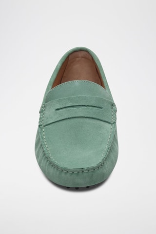Mocassins en nubuck Cole - Vert