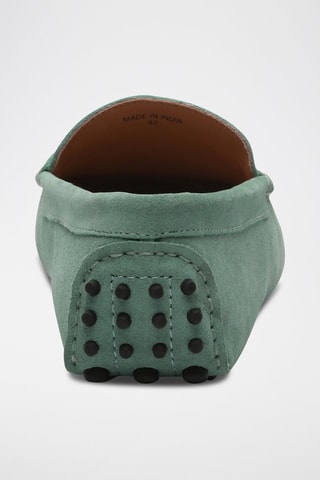 Mocassins en nubuck Cole - Vert