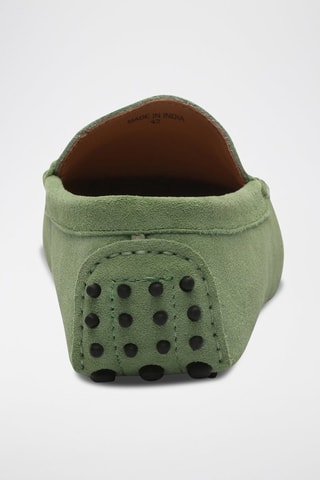 Mocassins en nubuck Cole - Vert