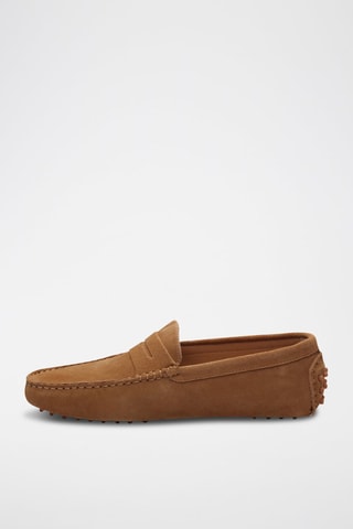 Mocassins en nubuck Wales - Marron